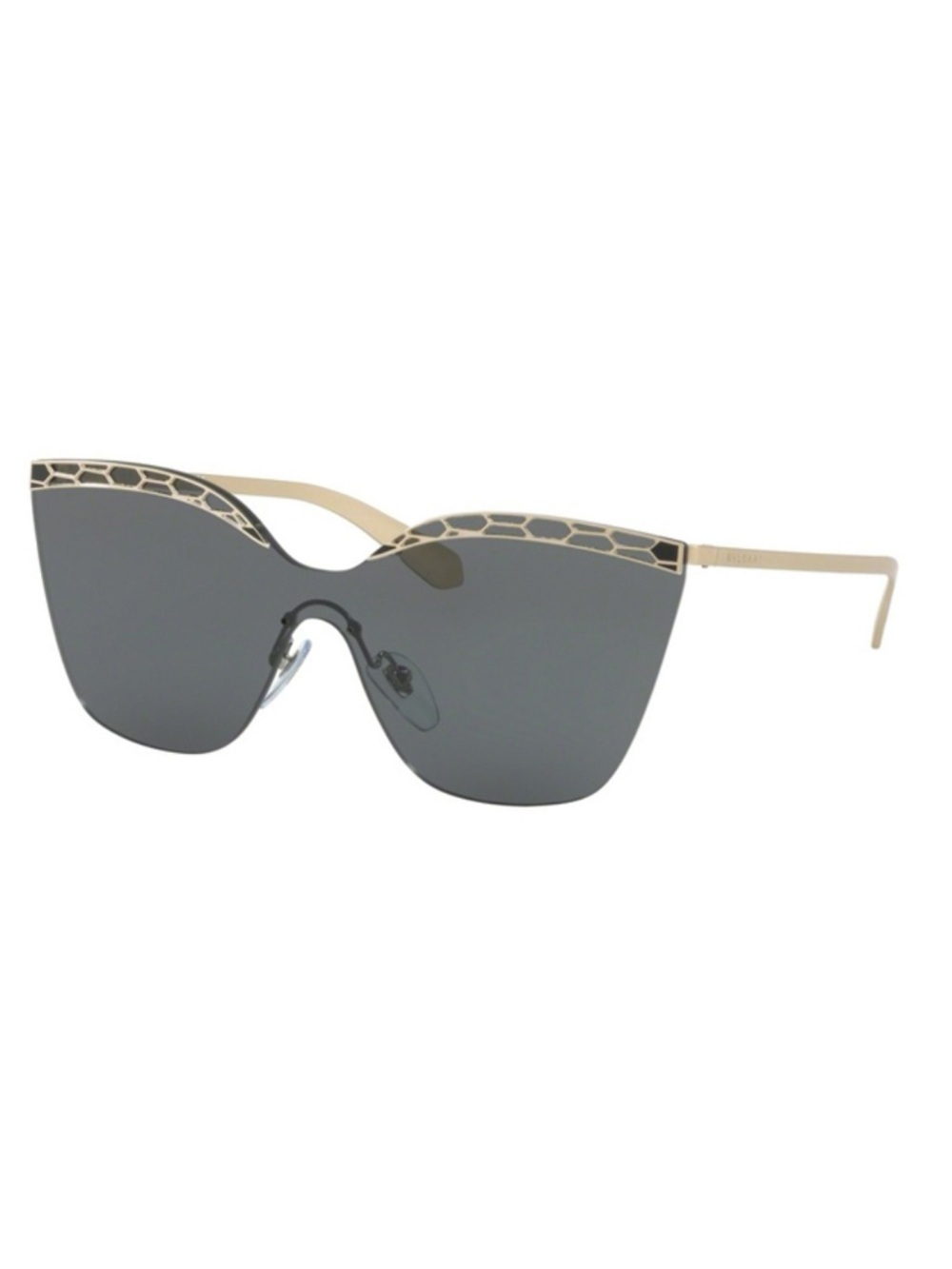 ✨ NWT Bvlgari BV6093 Sunglasses Gold Black Grey w/ Case ✨